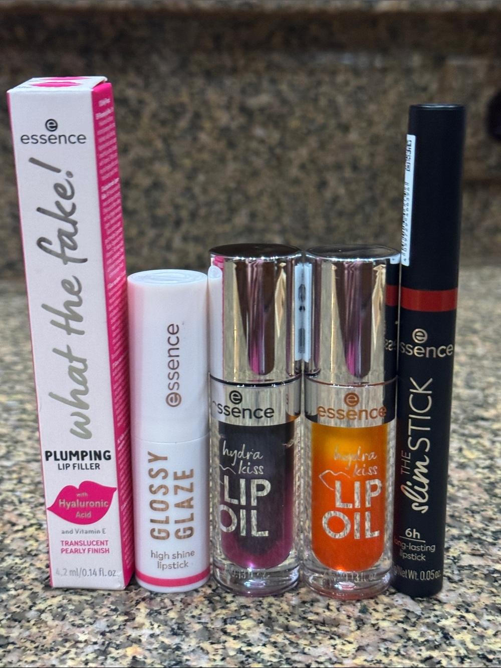 Essence lot of 5 lip products